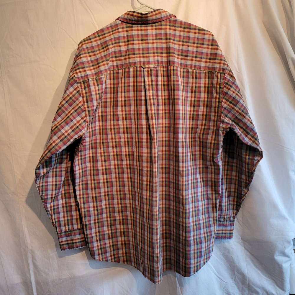Pendleton Men's 100% Cotton Plaid Button Down Shirt Large Multicolor - Picture 2 of 7
